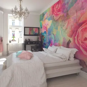 Origin Murals Large Roses Matt Smooth Paste the Wall Mural 300cm wide x 240cm high