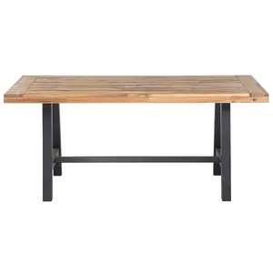 Garden Table Wood Black SCANIA