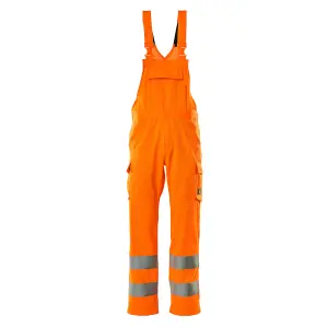 Mascot Safe Light One-Tone Bib & Brace (Hi-Vis Orange)  (32.5) (Leg Length - Regular)