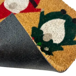 Christmas Multicolour Gonk Door mat, 57cm x 40cm