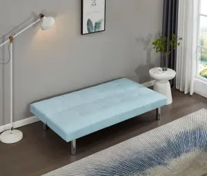 Comfy Living Monza Sofa Bed in Duck Egg Blue