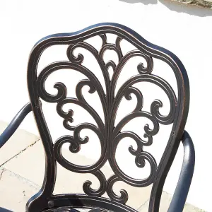 Cast Aluminium Arm Chair - 1 x Chair