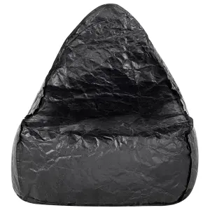 Beliani Modern Bean Bag Black DROP