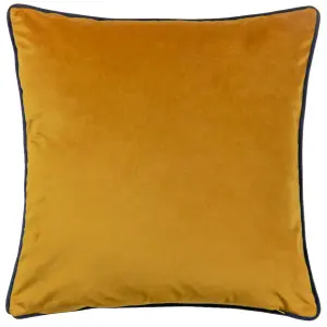 Wylder Aranya Cheetah Piped Velvet Feather Rich Cushion