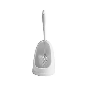 SupaHome Toilet Brush & Holder White (12.5cm)