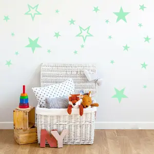 Walplus Stars Glowing Sticker Vinyl Wall Sticker Decorations X 2 Packs