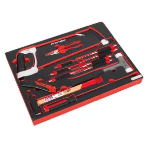 Sealey 13 Piece Premier Platinum General Tool Tray Kit 530x397x45mm TBTP06EU