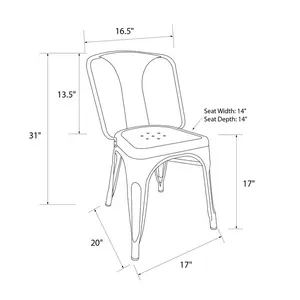 Cameron Dining Chair (Set of 2) Black