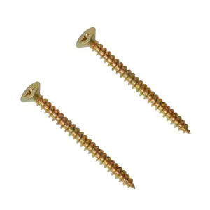 780 x Assorted Pozi Countersunk Screws, Goldstar Yellow Passivated Twin Thread