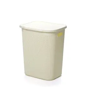 Plastic Laundry Sorter White