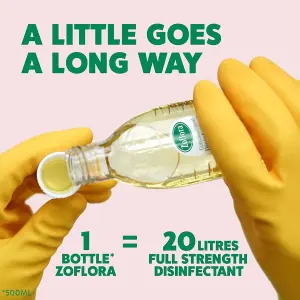 Zoflora 3 in 1 Action Concentrated Disinfectant Linen Fresh 500ml (Pack of 3)