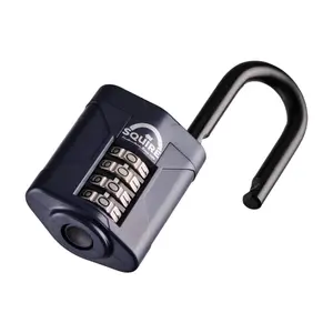 Squire Blue Steel Combination Padlock (H)106mm (W)48mm