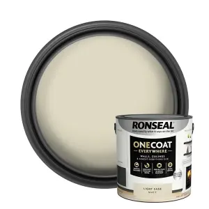 Ronseal One Coat Evrywhere Matt Paint 2.5L  Light Sage