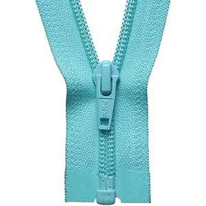 NYLON O/E ZIP 56CM - Nylon Open End Zip: 56cm: Turquoise - YKK