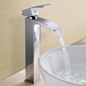 Nes Home Arke Waterfall High Rise Basin Mono Mixer Tap