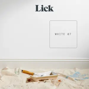 Lick White 07 Peel & stick Tester