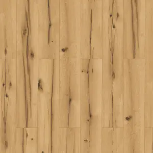 GoodHome Italo Honey Oak effect Textured Click vinyl Planks, 2.36m²