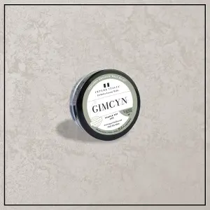 Gimcyn - Textured, Metallic Wall Paint sample pot. Includes 50g of Paint- Covers 0.25SQM - In Colour CRYSTAL