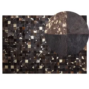 Cowhide Area Rug 140 x 200 cm Brown BANDIRMA