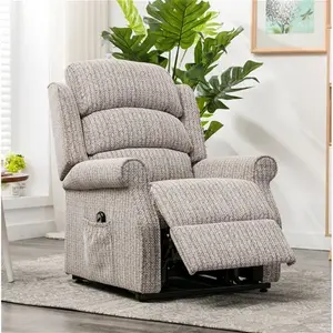 Lainey Upholstered Recliner Fernleaf Upholstery Colour: Natural