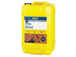 Everbuild PVA Bond 501 - 2.5 Litres Versatile Adhesive for Construction and DIY Projects