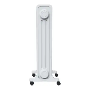 GoodHome Tekapo 1500W White Oil-filled radiator