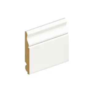 PACK OF 20 (Total 20 Units) - 18mm Thick Primed MDF Dual Purpose Ogee/Torus Skirting Board - 18mm (T) x 169mm (W) x 4200mm (L)