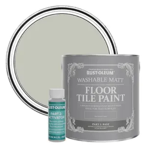 Rust-Oleum Tyne Fog Washable Matt Floor Tile Paint 2.5L