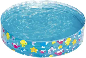 Bestway Kids Paddling Pool Rigid Multicolour Star Fish Swimming Pool for Garden Play Fun