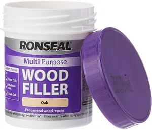 Ronseal 465g Multi Purpose Wood Filler Tub Oak