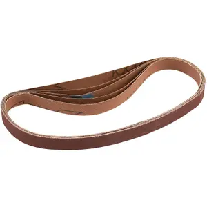 Draper Aluminium Oxide Abrasive Belts, 13 x 457mm, 240 Grit 92452