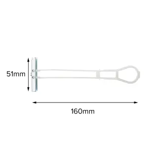 Corefix Strap Cavity Wall Fixing. 4pk with M5x40mm screws