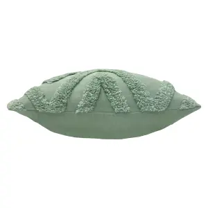 furn. Kamjo Geometric Tufted Feather Filled Cushion