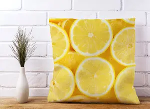 Vibrant Lemons Cushions 45cm x 45cm