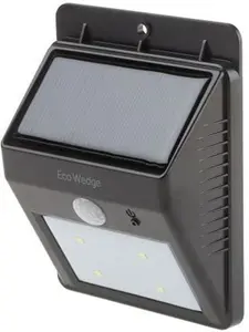 Solar Centre Eco Wedge, Solar Powered, Security Floodlight, 4 LED, 50 W, IP64 PIR, SS9849