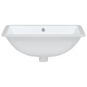 Bathroom Sink White 52x38.5x19.5 cm Rectangular Ceramic