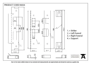 From The Anvil Black .5 Inch Rebate Kit for HD Sash Lock