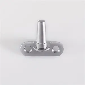 Flush Fitting Cranked Window Casement Pin - 25mm Fixing Centres Satin Chrome