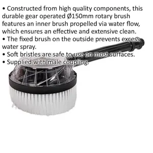 Rotary Flow Through Brush - Suitable for ys06423 & ys06424 Pressure Washers