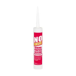 No Nonsense silcone Silicone-based Clear Ceramic, glass & metal Multi-purpose Sealant, 310ml 2