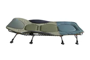 CARPZILLA Carp Fishing Bed Chair Bedchair Camping Heavy Duty 8 Adjustable Legs