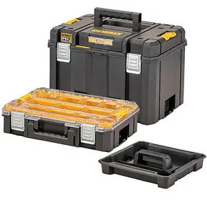 Dewalt DWST83520-1 TSTAK 2.0 VI Deep Tool Storage Case + Tote + Organiser Case