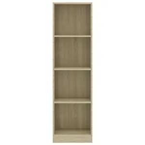 Attwood Bookcase Sonoma Oak / 142cm H x 40cm W x 24cm D