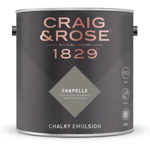 Craig & Rose 1829 Chapelle Chalky Emulsion paint, 2.5L