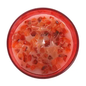 Something Different Strawberry Root Chakra Scented Candle Red (One Size)