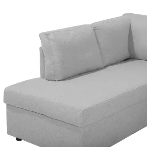 U-Shaped Sofa KARRABO Light Grey