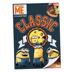 Despicable Me Sticker Pad (Pack of 30) Navy/Yellow/Orange (One Size)