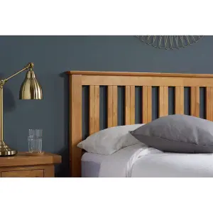 Birlea Phoenix Double Ottoman Bed Oak