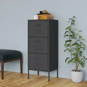 Berkfield Storage Cabinet Anthracite 42.5x35x101.5 cm Steel