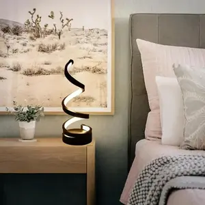 LED Table Lamp for Bedroom, USB Powered Desk Light